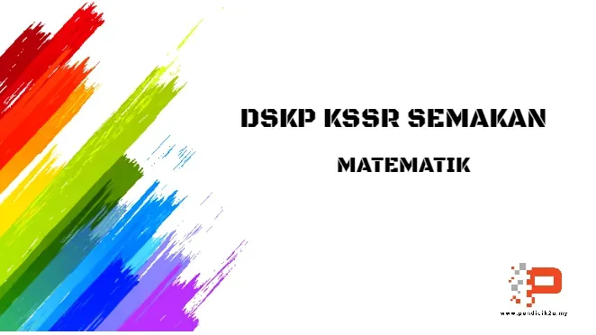 Kulit dokumen rasmi DSKP KSSR Semakan Matematik